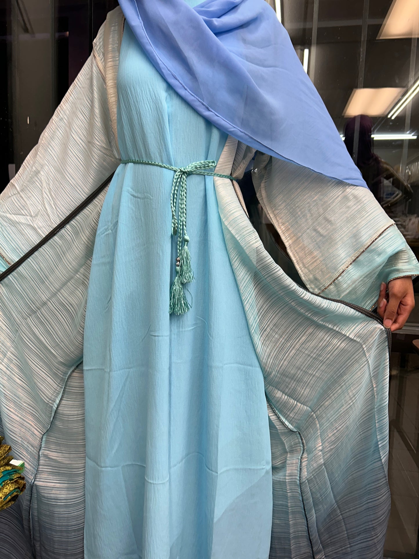 Blue Habibi Abaya