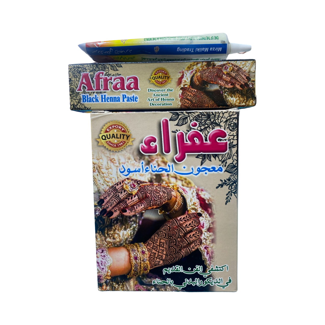Afraa Black Henna Paste