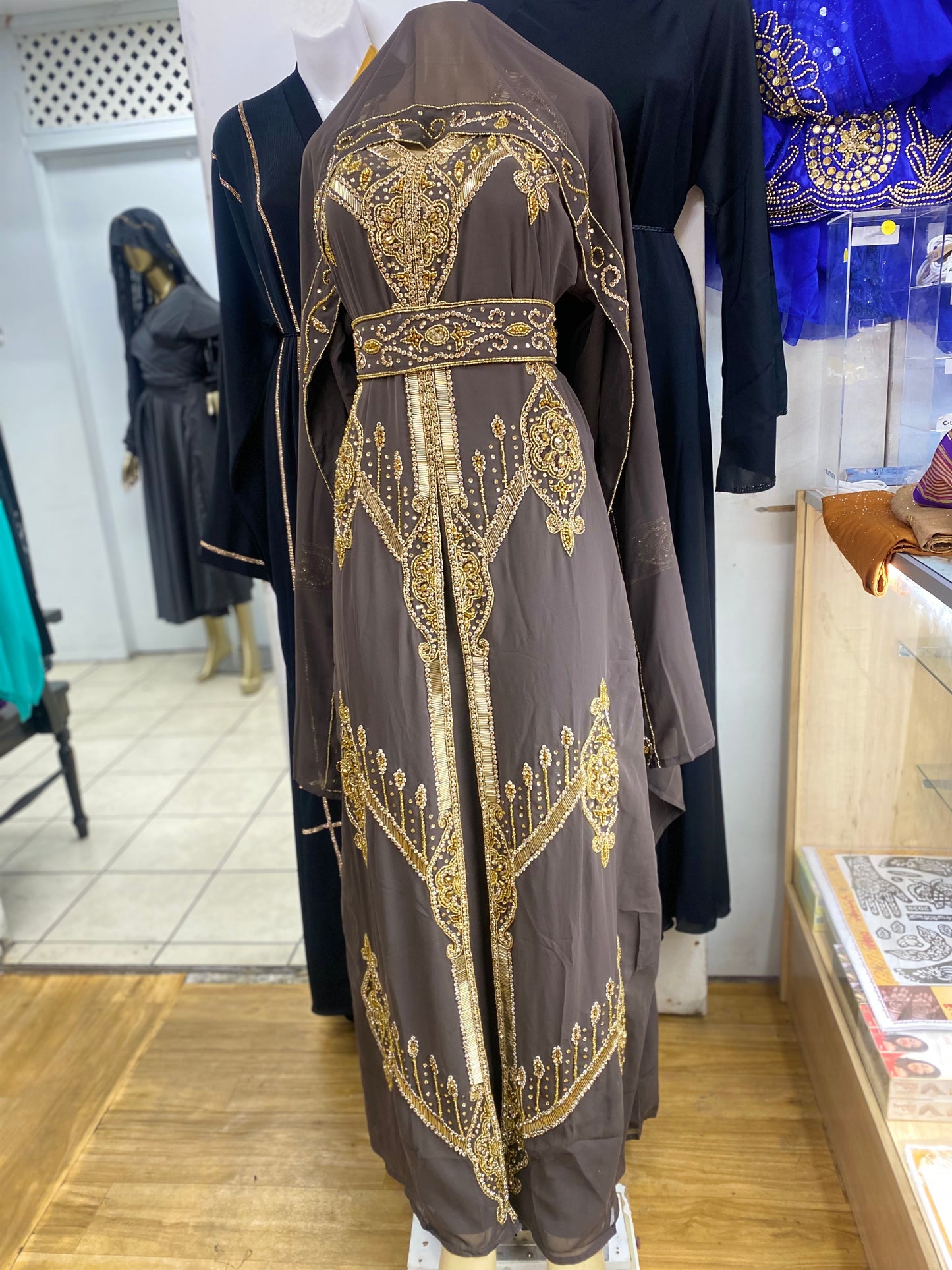 Brown Kaftan Abaya