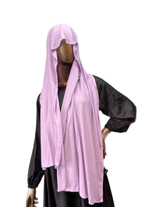 Dusty Purple Jersey Hijab