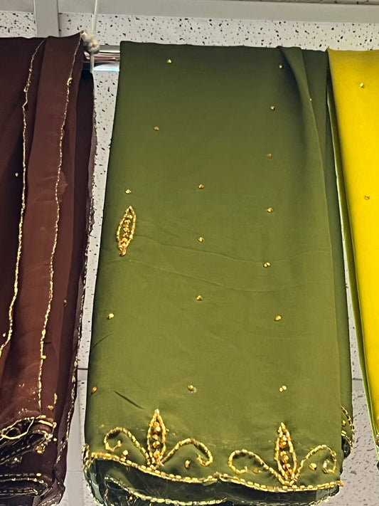 Olive green  Shawl Scarf