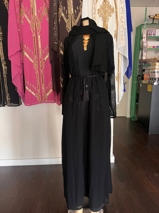 Elegant Black Abaya