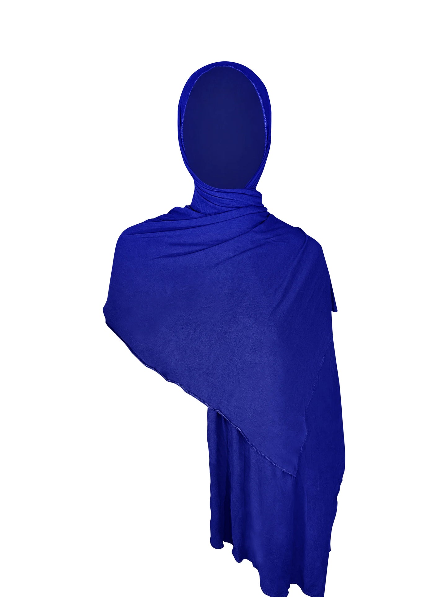 Royal Blue Jersey Hijab