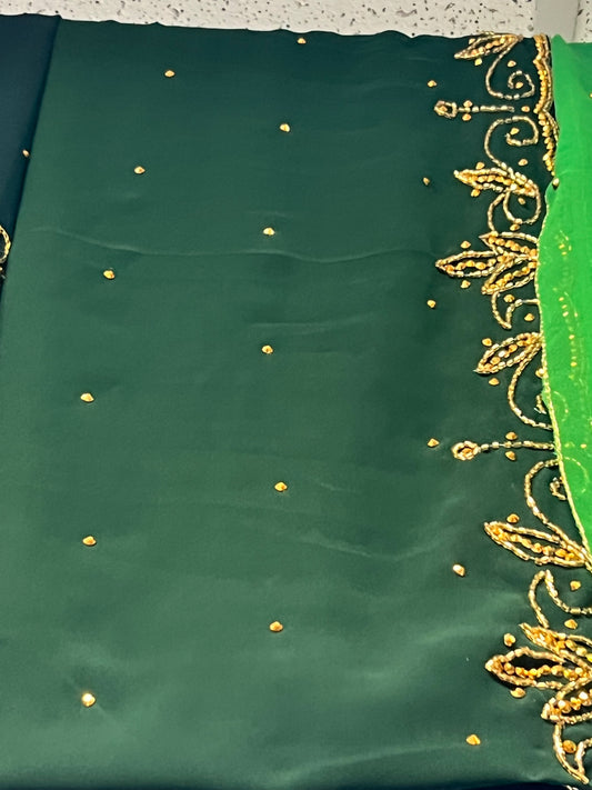 Green  Shawl Scarf