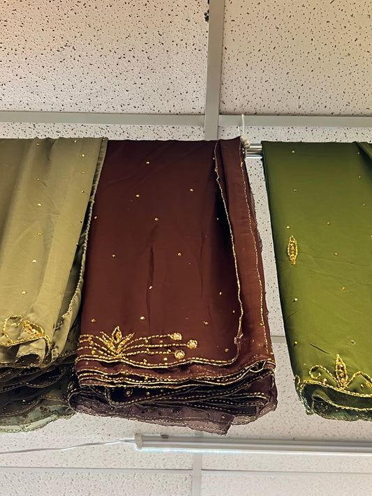 Brown Shawl Scarf