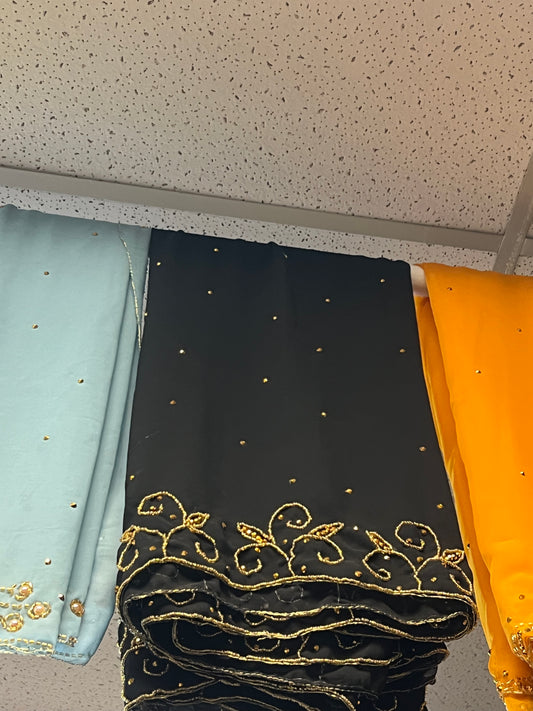 Black Shawl Scarf
