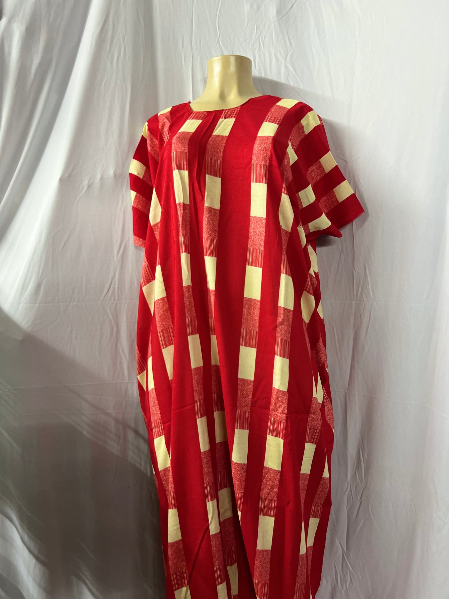 Red & Nude Single Baati