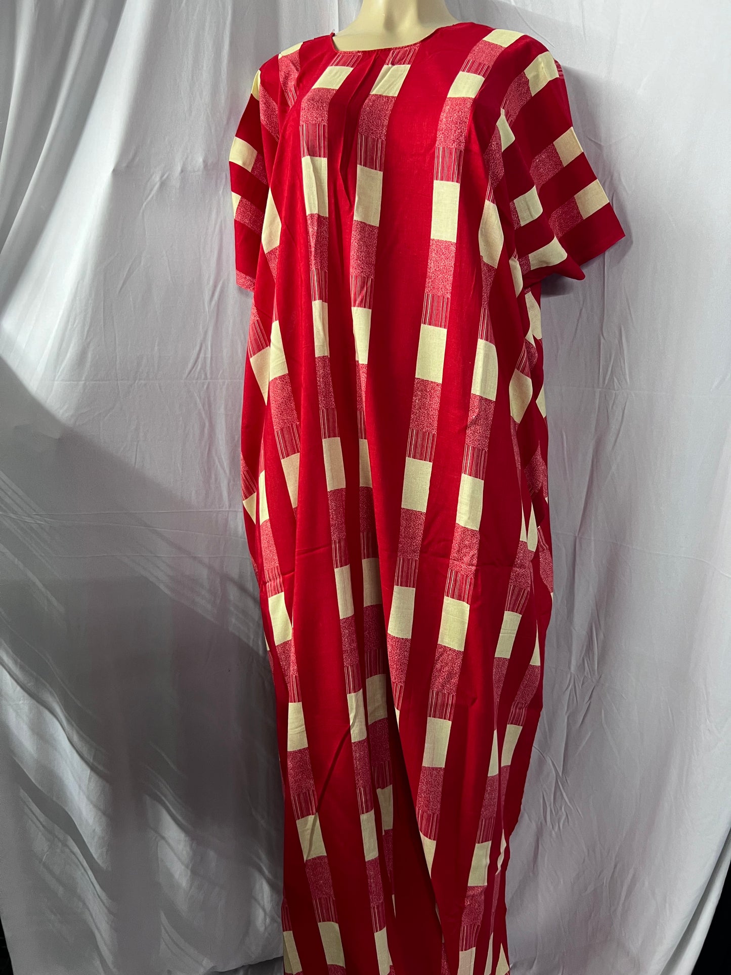 Red & Nude Single Baati