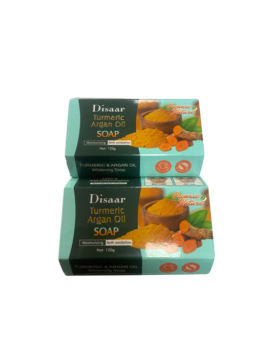 Disaar
Turmeric
Argan Oil
SOAP.