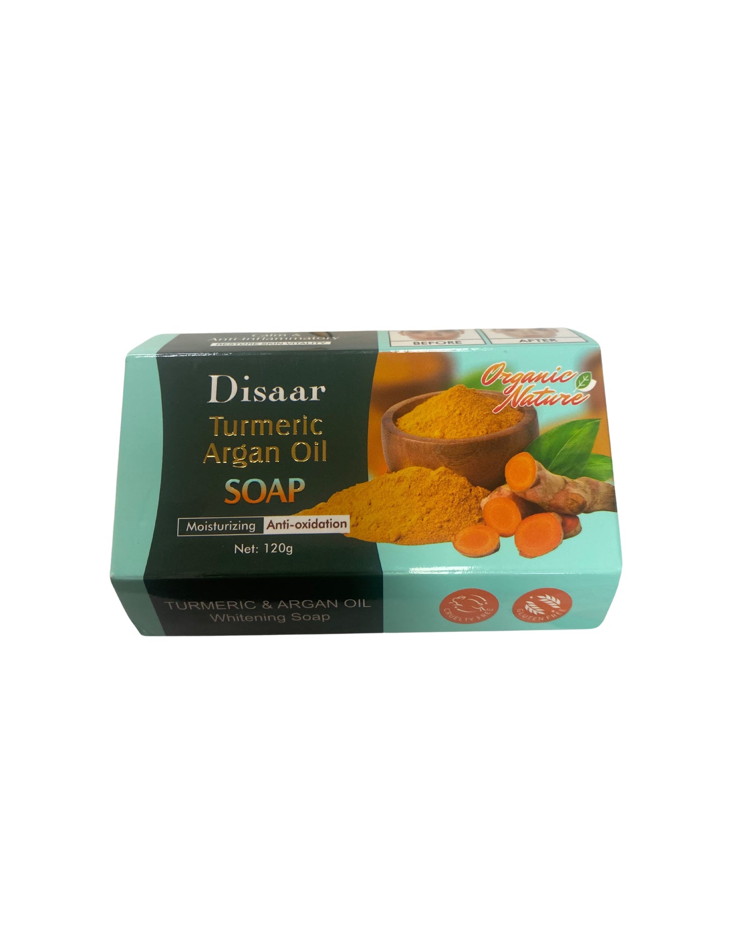 Disaar
Turmeric
Argan Oil
SOAP.